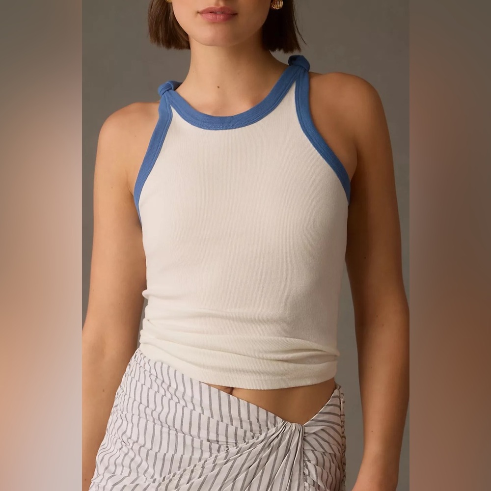 Anthropologie Pilcro Shoulder-Knot Tank Top - Picture 5 of 7
